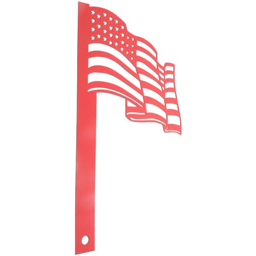 GANAZONO Flag Shape Mailbox Hanging Decor Weather Resistant Mailbox Flag Family Fun Decor for Teens Adults