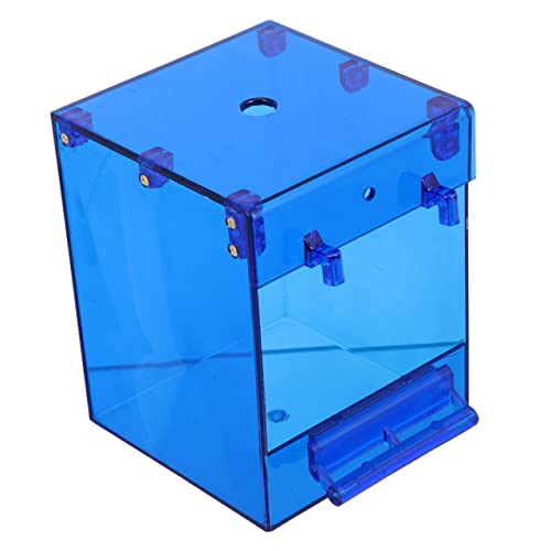 GALPADA Box Parrot Bath Box Parakeets Hanging Bird Bath Bird Tub Bird Bath for Cage Bird Baths Indoor Shower Bird Bath Bowl Pet Outdoor Bird Bath Container Bathtub Birds Blue Acrylic