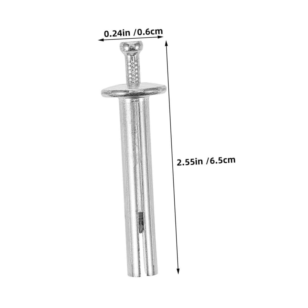 PRETYZOOM 100pcs Drive Expansion Nails Heavy Duty Concrete and Masonry Wall Anchors for Reliable Fastening and for Construction and Projects