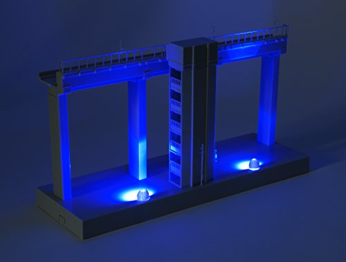Gare d\'Uzui TomyTEC eclairage LED pour decor de train miniature