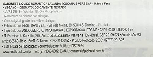 Nesti Dante Sabonete Líquido Romantica Lavanda E Verbena 300Ml