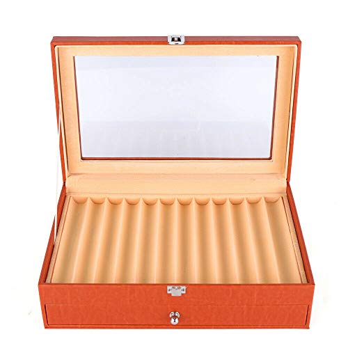 Custodia per penna stilografica, in pelle PU, con