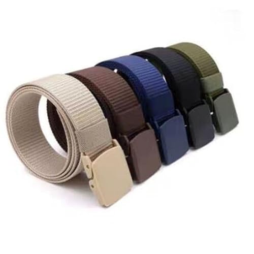 Cinto Tático Fivela Militar Nylon Fivela 6 Cores 120cm (PRETO)