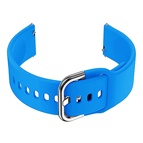 Image of ACM Watch Strap Silicone Belt 20mm Compatible with Inbase Urban Lyf Z Smartwatch Sports Hook Band Turquoise