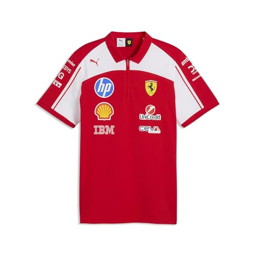 PUMA Scuderia Ferrari F1 2026 Polo del Equipo para Hombre - Rojo - Talla: XL