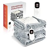 plaid chauffant maison du monde Entretien Simple & Lavable en Machine - Grâce à son contrôleur amovible, ce electric blanket double bed se nettoie facilement. Il suffit de débrancher l’unité avant de le passer en machine (≤40°C). Il garde intacte sa douceur et son confort même après plusieurs lavages. Séchage naturel recommandé pour préserver la texture premium, garantissant une longévité exceptionnelle et une hygiène impeccable au quotidien.