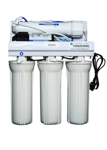 Image of SAMTA Reverse Osmosis Water Purifier | 15LPH | Sedimentation + GAC + CTO + RO | 2000PPM | 20000 Liter Filter Life | 12 Months Warranty On Electrical Part (RO), White