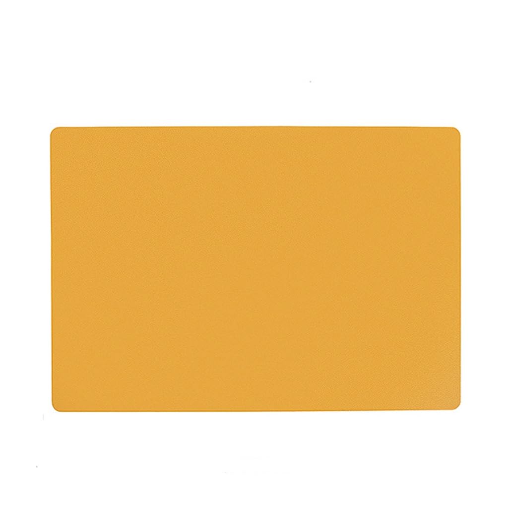 Tapis de table imperméable en motif litchi bicolore pour repas