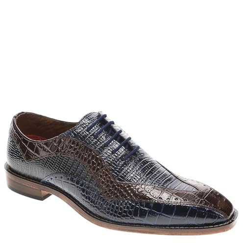 Chaussures Oxford à lacets Stacy Adams en bleu multicolore de taille 44.5