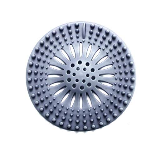 Jwyq Sink Sewer Floor Drain Strainer Water Hair Stopper Bath Catcher Shower Cover Kitchen Bathroom Anti Clogging (Color : Dark Grey)