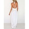 LILBETTER-Womens-Beach-Crochet-Backless-Bohemian-Halter-Maxi-Long-Dress LILBETTER Women's Beach Crochet Backless Bohemian Halter Maxi Long Dress (White,Small)