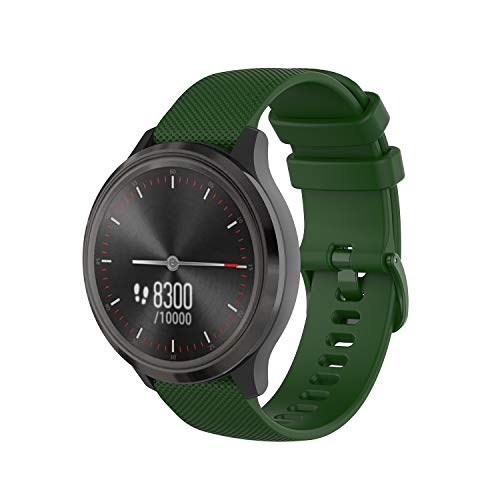 REYDA Silicone Strap Compatible for Garmin Forerunner 55/158/165/245/570 42mm/645 - Image 2