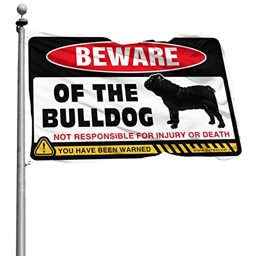 Drapeau Bulldog gaeruite anti-mur vide décoration drôle chambre fille 152x244