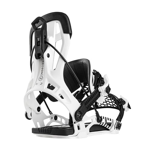 Nidecker Flow NX2 Hybrid Snowboard Bindings Dual-Entry System with Aluminum Baseplate & Hybrid Strap...