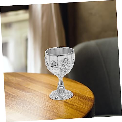 Didiseaon 10 Pçs Estilo Latte Chá Dourado Para Altar Retrô Mini Reis Copos Licor Igreja Jarro Casame