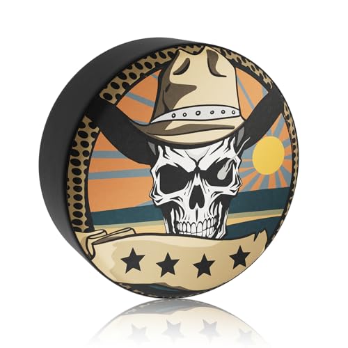 Image of OFFCURVE Spare Tire Cover Thickening PVC Leather Automotive Wheel Cover Universal Fit for Jeep, Trailer, RV, SUV, Truck, Tough Tire Wheel Soft Cover Waterproof Sun Rain Snow Tire Protector, 15 Inch