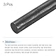 QUARKZMAN Graphit Stab Graphit Rührstab Zylinder Stick Kohlenstoff Stab 305x19mm Schwarz für Elektroden Schmelzen Gießen Tiegel Pack von 3