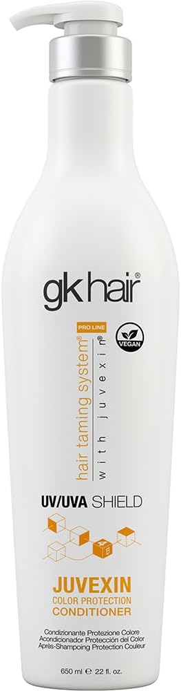 Global Keratin Colored Shield Conditioner (22 Fl Oz/650ml) - Deep Cleansing Heat Thermal Protection for Color Treated Dry Damaged Curly Frizzy Hair - Paraben Sulfate Free Unisex
