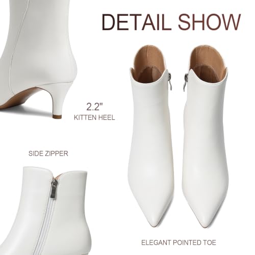 Kitten Heel Ankle Boots - image 6