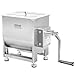 VEVOR Manual Meat Mixer, 80 Pound Capacity Tank Meat Processing Equipment, Stainless Steel Meat Mixer, Sausage Mixer Machine with Lid and Handle, Ground Beef Hand Mixer, Silver