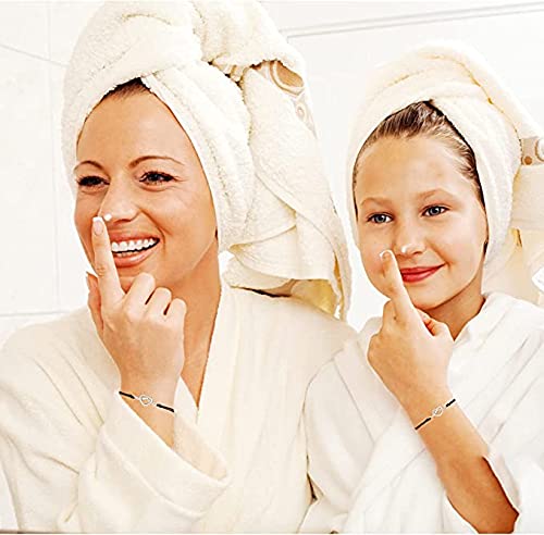 FUTIMELY Back to School Bracelet Gifts Mother and Daughter Infinity Heart Butterfly Matcing Wish Bracelet Set for Mommy and Me First Day of School Bracelet Gifts…2