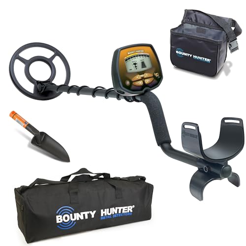 Bounty Hunter Lone Star Pro Metal Detector Kit for Adults & Kids – 8