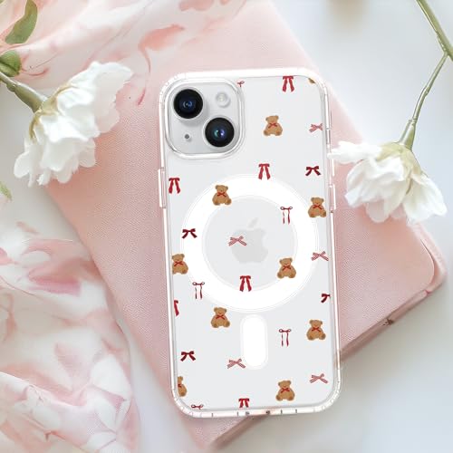 Coque iPhone 16 Plus ours en peluche transparent compatible MagSafe - 6