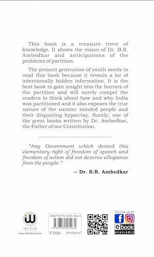 Image of Pakistan Or The Partition Of India | Dr. B.R. Ambedkar | Thoughts On Pakistan | English Paperback | The Original Edition | Book Books पाकिस्तान और भारत का विभाजन br Bhimrao in india castes works b r pride baba saheb Bheemrao Bheem Rao Bhim Problem Untouchables Ambedkar's all Writings Father Constitution Speeches Roy Hindi by Annotated Critical Navayana and other tharoor essays डॉ. बाबासाहेब आंबेडकर डा बाबा साहेब, डॉ भीमराव अम्बेडकर, अंबेडकर bharat ka vibhajan understanding mai + kaise bana shashi states and minorities waiting for visa Rupee Biography Autobiography Auto biography on Buddhism Buddha and his Dhamma Jaat Paat Ka Vinash पाकिस्तान और भारत का विभाजन अथवा athva bharat ka vibhajan atharva aur Annihilation of Caste with a reply to Mahatma Gandhi System Annhilation Cast Anhilation Matters Arundhati inhilation inhalation