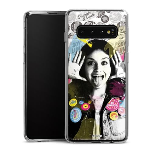 Coque Slim Compatible avec Samsung Galaxy S10 Etui Silicone Ultra Fine Coque en Silicone Ultra Fine Soy Luna Disney