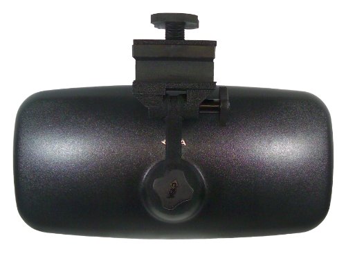 Cipa 02000 Comp Universal 7" X 14" Marine Mirror, Black #TOP2