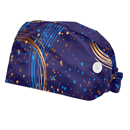 Casquette pour hommes femmes anti-transpiration motif cercle d'étoiles chapeaux de travail