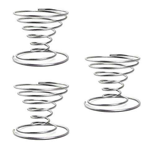 Yardwe New3pcs Stainless Steel Air Plant Stand Container Tillandsia Holder Tabletop Plant Pot Display Rack Vase