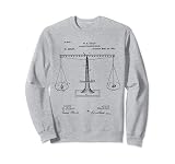 Avocat Judge Rétro Échelle de la Justice Humoristique Sweatshirt