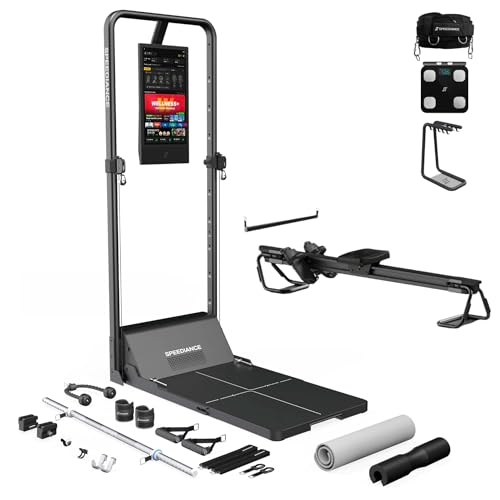 Image of Speediance Gym Monster 2S & AeroRow Rowing Bench & Gym Accessories Organizer & Smart Body Fat Scale & Weight Lifting Belt Bundle