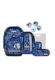 ergobag Pack Set ergonomischer Schulrucksack flexibel 6-teilig Set 1. Klasse Grundschule für Mädchen und Jungen