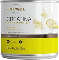 Creatina Monohidratada com Q10 Nutrawell, 187g