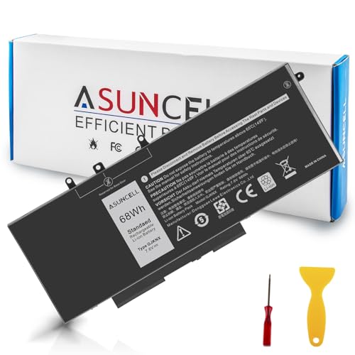 Image of GJKNX 68WH 7.6V Battery Replacement For Dell Latitude 5480 5580 5490 5491 5580 5590 5591 5280 5288 5488 5491 5495 E5480 E5580 E5490 E5590 Precision 3520 3530 Series GD1JP 0GD1JP DY9NT 5YHR4 451-BBZG