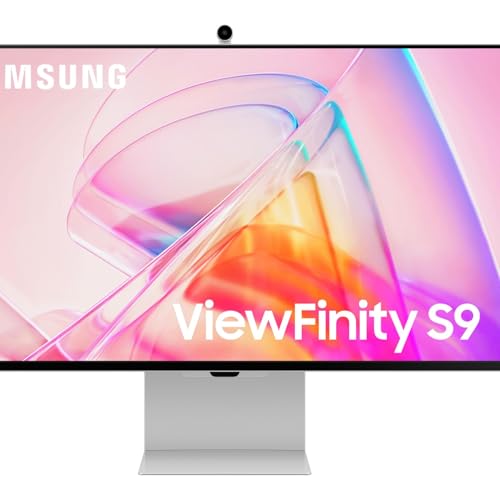 Samsung Monitor HRM ViewFinity S90PC (S27C902), Flat, 27'', 5120x2880 (5K), Smart Hub, 16:9, IPS, 60Hz, 5ms, Mini-DP, USB, Eye Saver Mode, Flicker Free, Silver