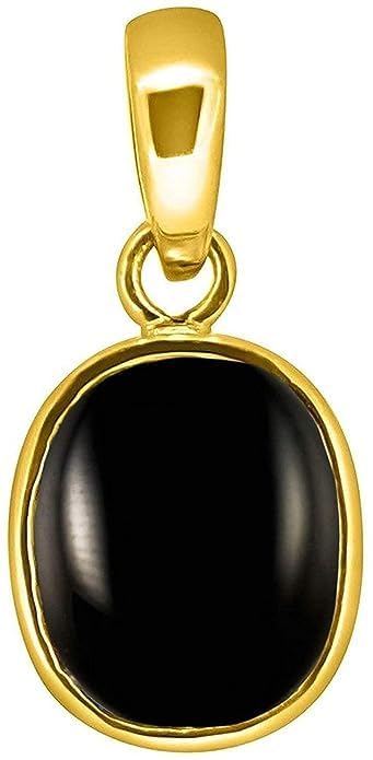 Colgante Sulemani Hakik de alta joyería en oro negro con gema de 7.25 ct