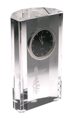 Bluestone Designs W358 Justice Crystal Clock clear