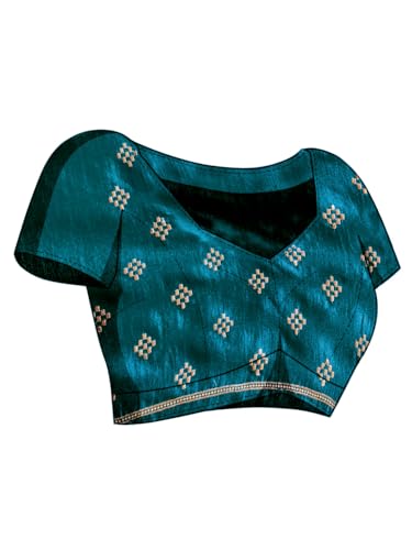 Image of Jaanvi fashion Women's Pasapalli Design Sambalpuri Silk Saree with Swarovski Work & Blouse Piece