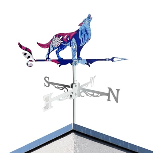 1 Pieces Veleta De Viento Gallo De Metal - 65x3 6cm Adorno De Gallo Gallo para Jardin, Veleta De Gallo para Jardin, Techo, Patio,