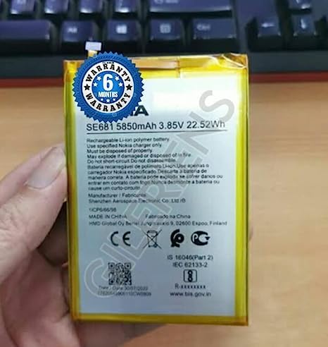 Image of Original SE681 Battery for Nokia C30 Battery with 6 Month Warranty*****(P270)