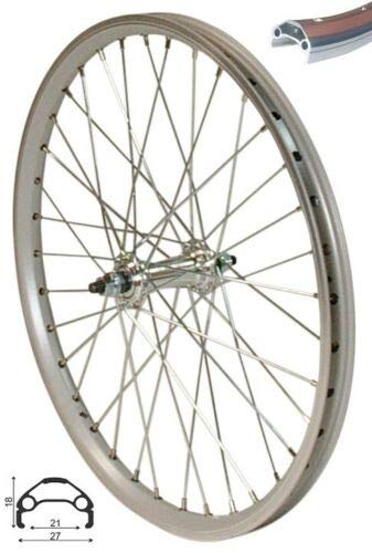 Redondo 20 Zoll Laufrad Vorderrad Hohlkammer Felge Silber