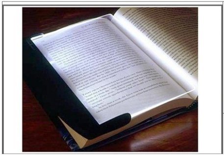 Krismile Hot New Led Light Wedge Panel Book Reading Lamp Paperback Night#1715 #TOP1