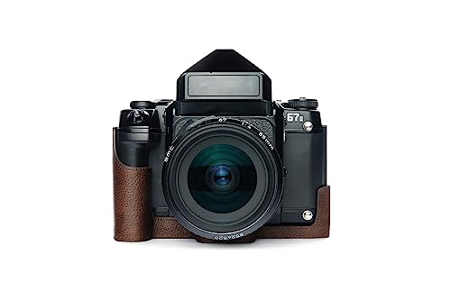 Housse Pentax 67ii évitez les rayures demi-étui cuir