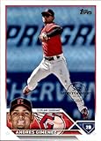 2023 Topps 582 Montgomery Club #575 Andrés Giménez Cleveland Guardians Baseball Card - Sportscard Superstore