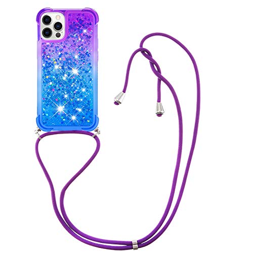 Custodia per iPhone 12 Pro Max - Effetto iridescente - Realizzata in doppio materiale, retro