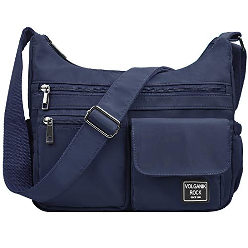 Image of VOLGANIK ROCK Crossbody Bags for Women RFID Lightweight Travel Shoulder Bag Waterproof Nylon purses and handbags Pocketbook