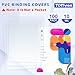 TOTiyea 100 Pack 10 Mil PVC Binding Presentation Covers, Clear Report Covers for Binding,8.5x11 Inches,Letter Size